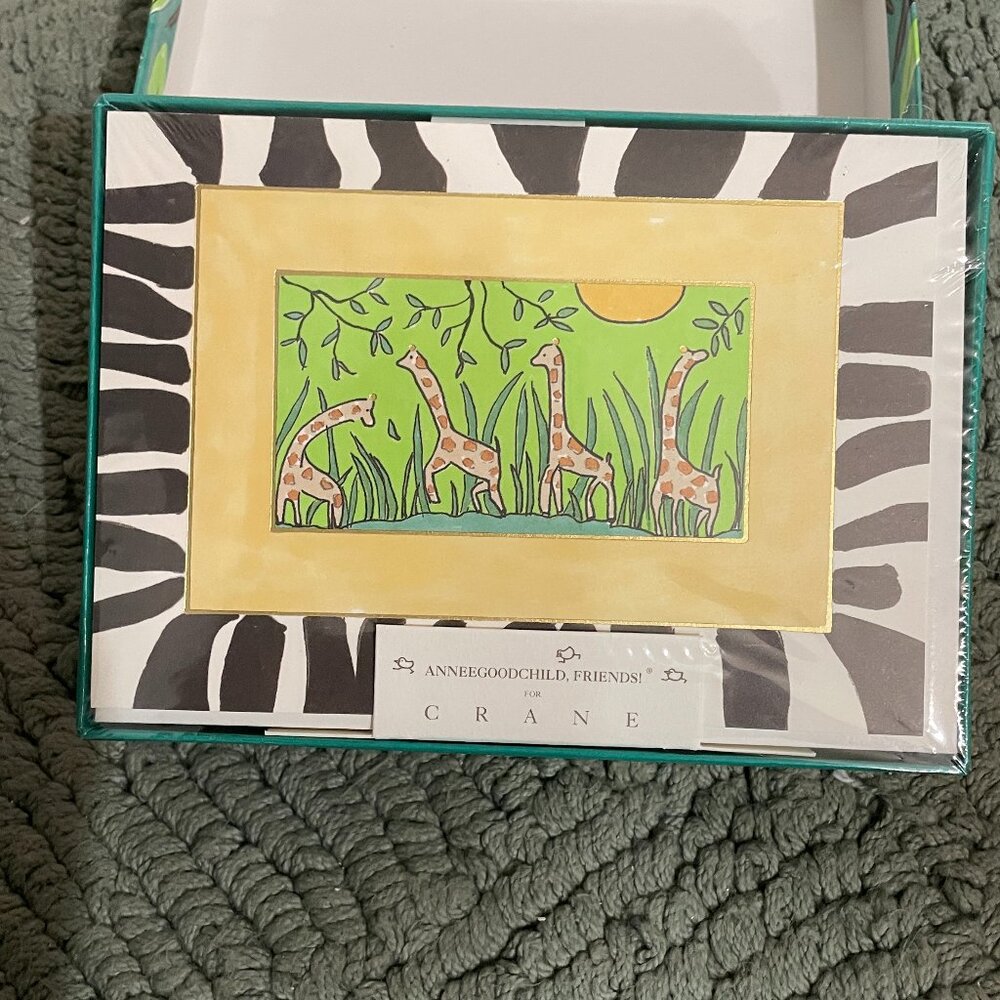 Annee Good Child, Friends! Crane Giraffe Stationery